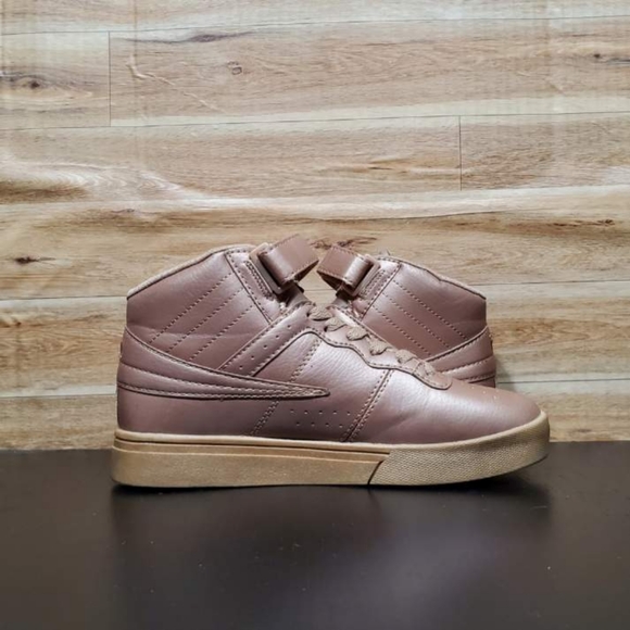 Fila Vulc 13 Metallic Rose Gold Sneakers Women's Size 7 - Picture 4 of 11